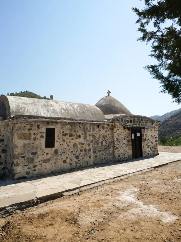 Stone church of Panagia Galoktisti in Kato Pyrgos