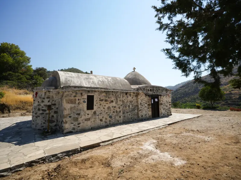 Stone church of Panagia Galoktisti in Kato Pyrgos